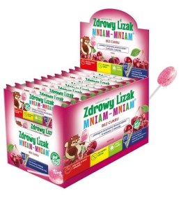 LIZAK O SMAKU MUSUJĄCEJ WIŚNI NA ODPORNOŚĆ BEZGLUTENOWY 6 g - MNIAM MNIAM STARPHARMA MNIAM MNIAM STARPHARMA (lizaki)