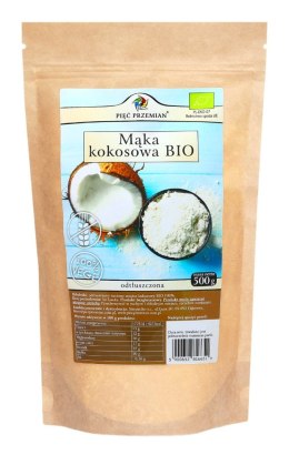 MĄKA KOKOSOWA BEZGLUTENOWA BIO 500 g - PIĘĆ PRZEMIAN PIĘĆ PRZEMIAN (produkty spożywcze)
