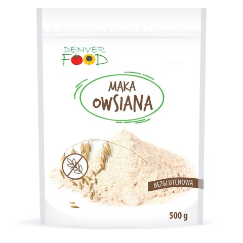 MĄKA OWSIANA BEZGLUTENOWA 500 g - DENVER FOOD DENVER FOOD MĄKA OWSIANA BEZGLUTENOWA 500 g - DENVER FOOD DENVER FOOD
