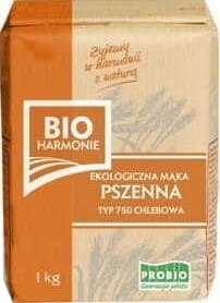MĄKA PSZENNA CHLEBOWA TYP 750 BIO 1 kg - PROBIO (BIOHARMONIE) PROBIO (mieszanki do wypieków, mąki)