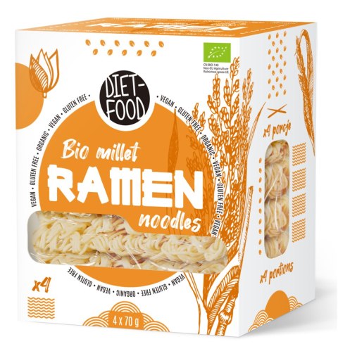 MAKARON (JAGLANY) RAMEN BEZGLUTENOWY BIO 280 g - DIET-FOOD DIET-FOOD MAKARON (JAGLANY) RAMEN BEZGLUTENOWY BIO 280 g - DIET-FOOD DIET-FOOD