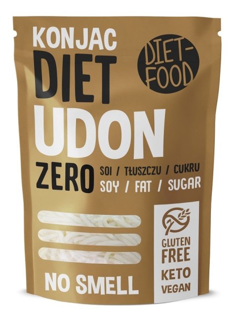 MAKARON (KONJAC) UDON BEZGLUTENOWY 270 g (200 g) - DIET-FOOD DIET-FOOD MAKARON (KONJAC) UDON BEZGLUTENOWY 270 g (200 g) - DIET-FOOD DIET-FOOD
