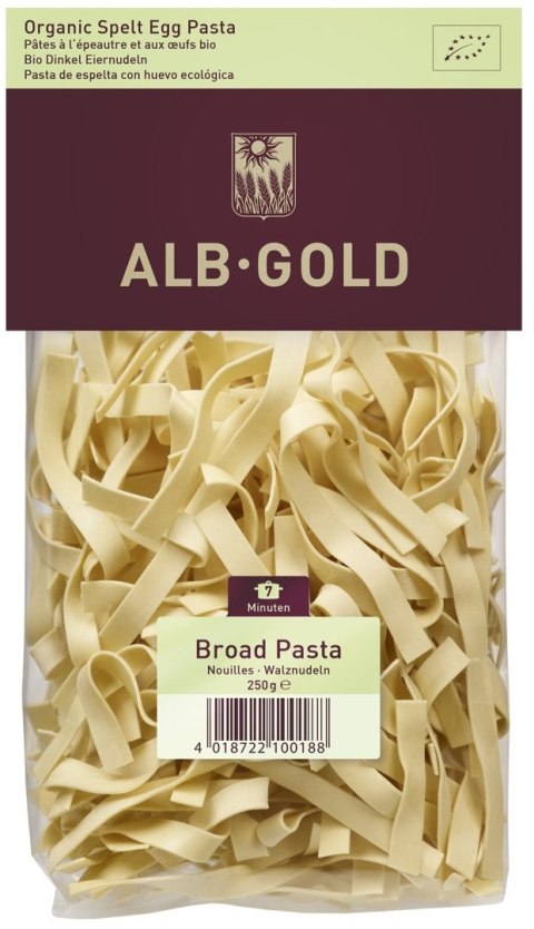 MAKARON (ORKISZOWY JAJECZNY) WSTĄŻKI BIO 250 g - ALB-GOLD ALB-GOLD (makarony) MAKARON (ORKISZOWY JAJECZNY) WSTĄŻKI BIO 250 g - ALB-GOLD ALB-GOLD (makarony)