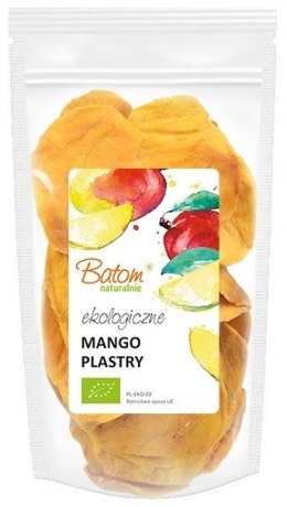 MANGO SUSZONE PLASTRY BIO 200 g - BATOM BATOM (oleje, soki, sole kąpielowe)
