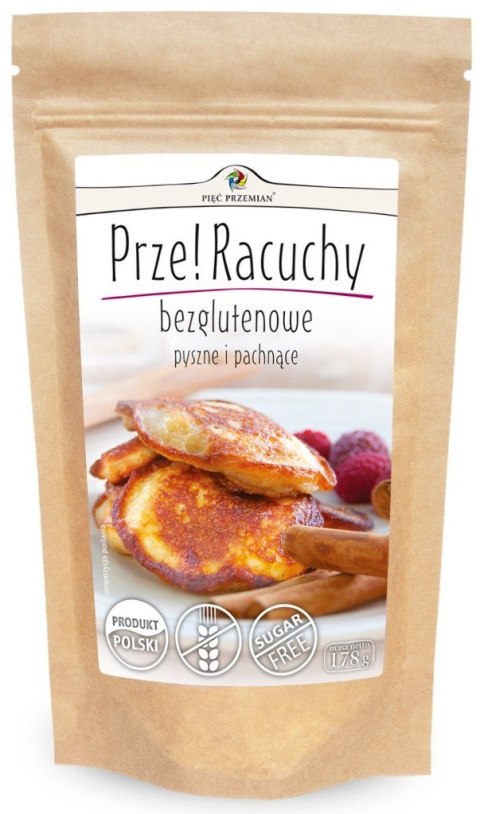 MIESZANKA NA RACUCHY OWSIANE BEZ DODATKU CUKRÓW BEZGLUTENOWA 178 g - PIĘĆ PRZEMIAN PIĘĆ PRZEMIAN (produkty spożywcze) MIESZANKA NA RACUCHY OWSIANE BEZ DODATKU CUKRÓW BEZGLUTENOWA 178 g - PIĘĆ PRZEMIAN PIĘĆ PRZEMIAN (produkty spożywcze)