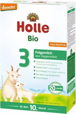 MLEKO KOZIE 3 NASTĘPNE DLA NIEMOWLĄT PO 6 MIESIĄCU DEMETER BIO 400 g - HOLLE HOLLE (żywność dla niemowląt)