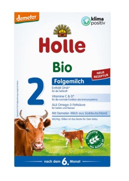 MLEKO KROWIE 2 NASTĘPNE DLA NIEMOWLĄT PO 6 MIESIĄCU DEMETER BIO 600 g - HOLLE HOLLE (żywność dla niemowląt)
