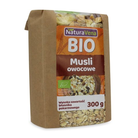 MUSLI OWOCOWE BIO 300 g - NATURAVENA NATURAVENA BIO MUSLI OWOCOWE BIO 300 g - NATURAVENA NATURAVENA BIO