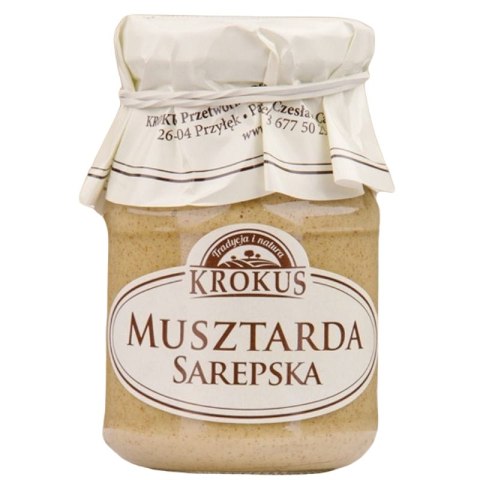 MUSZTARDA SAREPSKA 185 g - KROKUS KROKUS (przetwory owocowe i warzywne) MUSZTARDA SAREPSKA 185 g - KROKUS KROKUS (przetwory owocowe i warzywne)