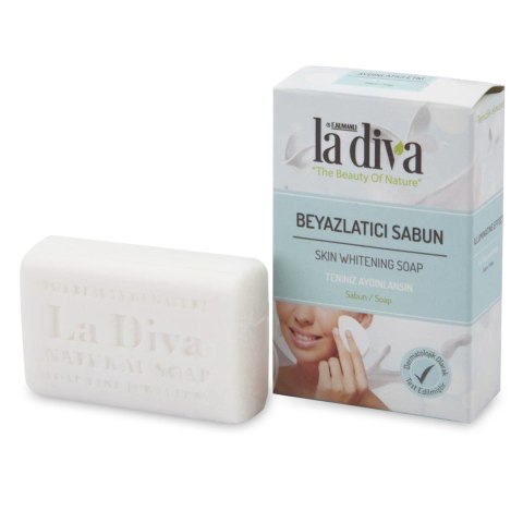 MYDŁO W KOSTCE ROZJAŚNIAJĄCE SKÓRĘ 100 g - LA DIVA LA DIVA (mydła) MYDŁO W KOSTCE ROZJAŚNIAJĄCE SKÓRĘ 100 g - LA DIVA LA DIVA (mydła)