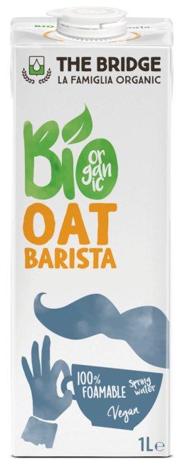 NAPÓJ OWSIANY BARISTA BEZ DODATKU CUKRÓW BIO 1 L - THE BRIDGE THE BRIDGE (napoje i desery roślinne)