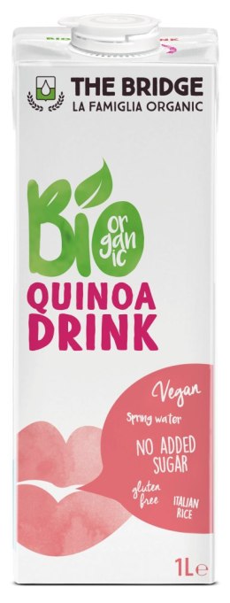 NAPÓJ QUINOA Z RYŻEM BEZ DODATKU CUKRÓW BEZGLUTENOWY BIO 1 L - THE BRIDGE THE BRIDGE (napoje i desery roślinne)