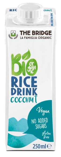 NAPÓJ RYŻOWO - KOKOSOWY BEZ DODATKU CUKRÓW BEZGLUTENOWY BIO 250 ml - THE BRIDGE THE BRIDGE (napoje i desery roślinne)