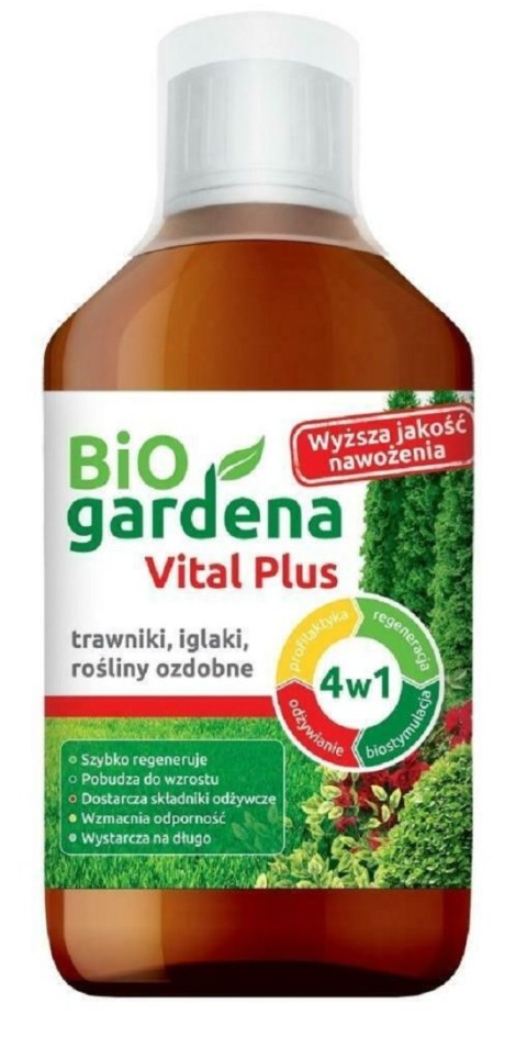 NAWÓZ UNIWERSALNY KONCENTRAT VITAL PLUS 450 ml - BIOGARDENA BIOGARDENA (nawozy) NAWÓZ UNIWERSALNY KONCENTRAT VITAL PLUS 450 ml - BIOGARDENA BIOGARDENA (nawozy)