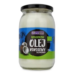 OLEJ KOKOSOWY BEZWONNY BIO 830 ml - NATURAVENA NATURAVENA BIO