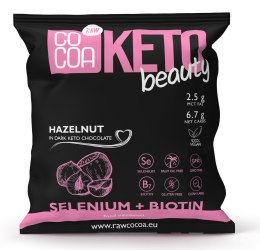 ORZECHY LASKOWE W KETO CZEKOLADZIE CIEMNEJ BEAUTY BEZGLUTENOWE 70 g - COCOA COCOA (czekolady i bakalie w surowej czekoladzie)
