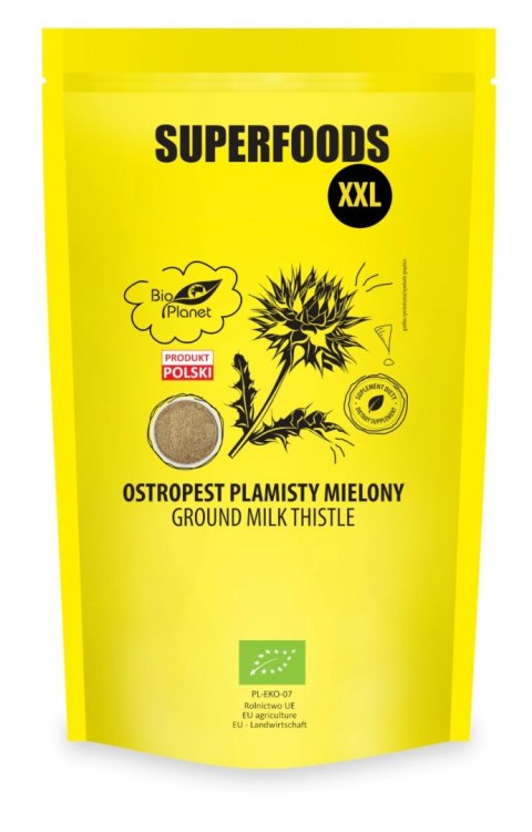 OSTROPEST PLAMISTY MIELONY BIO 600 g - BIO PLANET BIO PLANET - seria SUPERFOODS OSTROPEST PLAMISTY MIELONY BIO 600 g - BIO PLANET BIO PLANET - seria SUPERFOODS