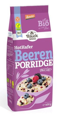 OWSIANKA Z OWOCAMI LEŚNYMI BEZ DODATKU CUKRÓW BEZGLUTENOWA DEMETER BIO 400 g - BAUCK HOF BAUCK HOF (mieszanki do wypieków)
