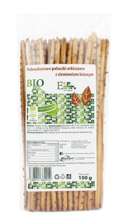 PALUSZKI ORKISZOWE PEŁNOZIARNISTE Z SIEMIENIEM LNIANYM BIO 150 g - ENVOY PALUSZKI BIO - ENVOY
