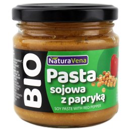 PASTA SOJOWA Z PAPRYKĄ BIO 185 G - NATURAVENA NATURAVENA BIO