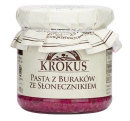 PASTA Z BURAKÓW ZE SŁONECZNIKIEM BEZGLUTENOWA 180 g - KROKUS KROKUS (przetwory owocowe i warzywne)