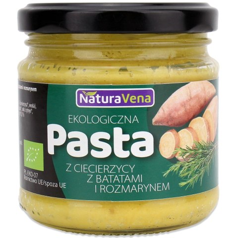 PASTA Z CIECIERZYCY I BATATÓW Z ROZMARYNEM BIO 185 g - NATURAVENA NATURAVENA BIO
