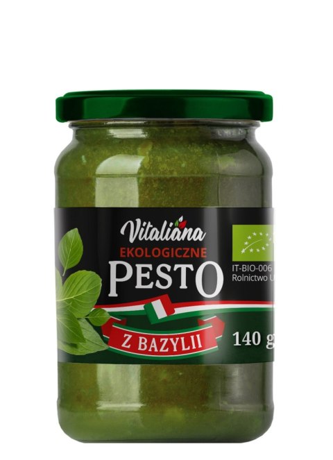 PESTO Z BAZYLII BIO 140 g - VITALIANA VITALIANA PESTO Z BAZYLII BIO 140 g - VITALIANA VITALIANA