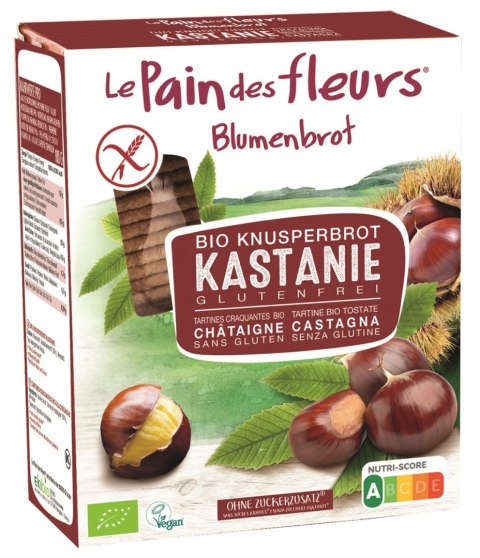 PIECZYWO CHRUPKIE BŁONNIKOWE KASZTANOWE BEZGLUTENOWE BIO 150 g - LE PAIN DES FLEURS LE PAIN DES FLEURS (pieczywo chrupkie) PIECZYWO CHRUPKIE BŁONNIKOWE KASZTANOWE BEZGLUTENOWE BIO 150 g - LE PAIN DES FLEURS LE PAIN DES FLEURS (pieczywo chrupkie)
