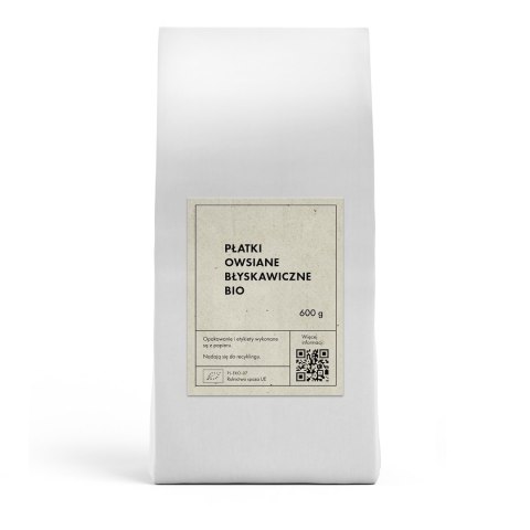 PŁATKI OWSIANE BŁYSKAWICZNE BIO 600 g - THE PLANET THE PLANET PŁATKI OWSIANE BŁYSKAWICZNE BIO 600 g - THE PLANET THE PLANET