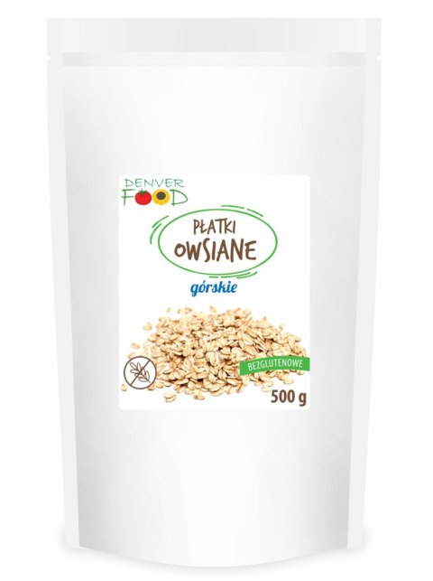 PŁATKI OWSIANE GÓRSKIE BEZGLUTENOWE 500 g - DENVER FOOD DENVER FOOD PŁATKI OWSIANE GÓRSKIE BEZGLUTENOWE 500 g - DENVER FOOD DENVER FOOD