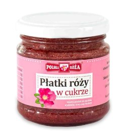 PŁATKI RÓŻY W CUKRZE 220 g - POLSKA RÓŻA POLSKA RÓŻA (soki owocowe, syropy, shoty)
