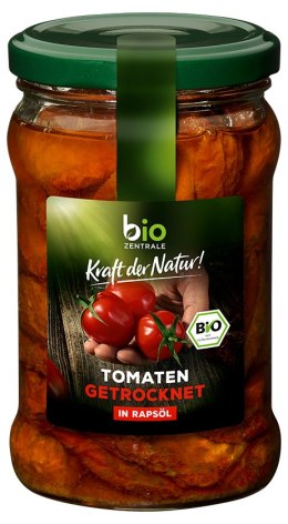 POMIDORY SUSZONE W OLEJU RZEPAKOWYM BEZGLUTENOWE BIO 270 g (150 g) - BIO ZENTRALE BIO ZENTRALE (produkty spożywcze)