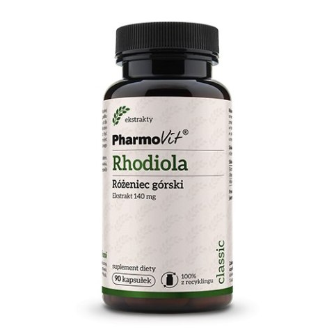RHODIOLA - RÓŻENIEC GÓRSKI EKSTRAKT (140 mg) BEZGLUTENOWY 90 KAPSUŁEK - PHARMOVIT (CLASSIC) PHARMOVIT (suplementy diety) RHODIOLA - RÓŻENIEC GÓRSKI EKSTRAKT (140 mg) BEZGLUTENOWY 90 KAPSUŁEK - PHARMOVIT (CLASSIC) PHARMOVIT (suplementy diety)