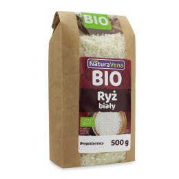 RYŻ BIAŁY DŁUGOZIARNISTY BEZGLUTENOWY BIO 500 g - NATURAVENA NATURAVENA BIO
