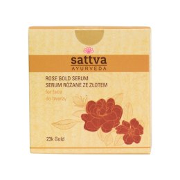 SERUM DO TWARZY RÓŻANE ZE ZŁOTEM 15 ml - SATTVA (AYURVEDA) SATTVA (kadzidła, kosmetyki)