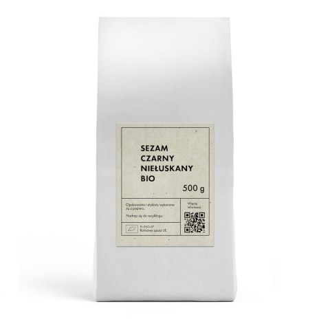 SEZAM CZARNY NIEŁUSKANY BIO 500 g - THE PLANET THE PLANET SEZAM CZARNY NIEŁUSKANY BIO 500 g - THE PLANET THE PLANET