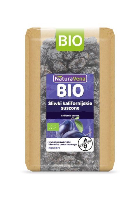 ŚLIWKI KALIFORNIJSKIE SUSZONE BEZGLUTENOWE BIO 400 g - NATURAVENA NATURAVENA BIO ŚLIWKI KALIFORNIJSKIE SUSZONE BEZGLUTENOWE BIO 400 g - NATURAVENA NATURAVENA BIO