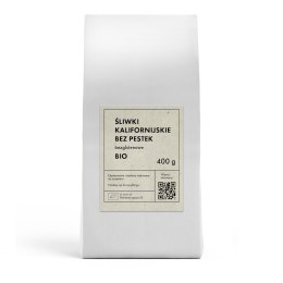 ŚLIWKI KALIFORNIJSKIE SUSZONE BEZGLUTENOWE BIO 400 g - THE PLANET THE PLANET
