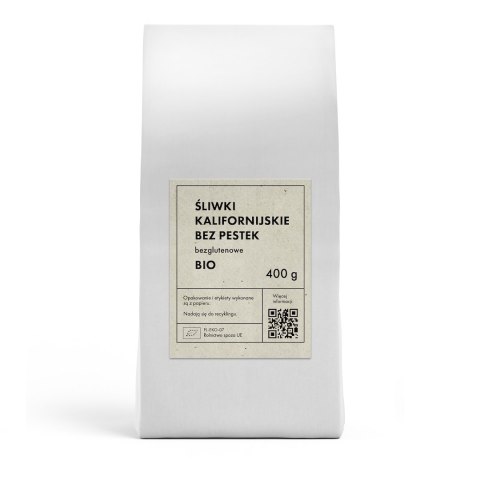 ŚLIWKI KALIFORNIJSKIE SUSZONE BEZGLUTENOWE BIO 400 g - THE PLANET THE PLANET ŚLIWKI KALIFORNIJSKIE SUSZONE BEZGLUTENOWE BIO 400 g - THE PLANET THE PLANET