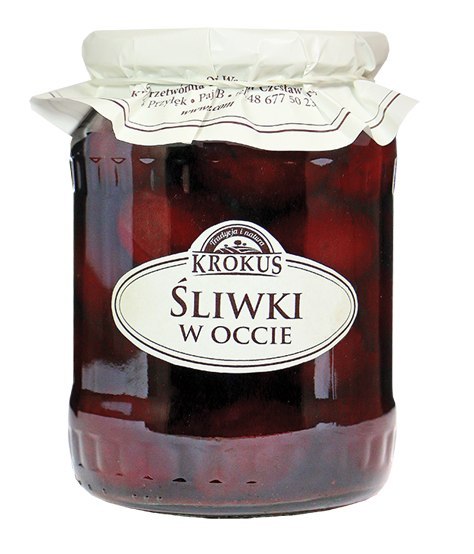ŚLIWKI W OCCIE BEZGLUTENOWE 500 g (250 g) - KROKUS KROKUS (przetwory owocowe i warzywne) ŚLIWKI W OCCIE BEZGLUTENOWE 500 g (250 g) - KROKUS KROKUS (przetwory owocowe i warzywne)