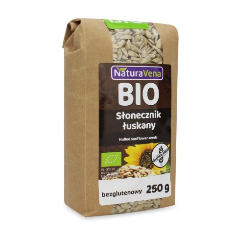 SŁONECZNIK ŁUSKANY BEZGLUTENOWY BIO 250 g - NATURAVENA NATURAVENA BIO SŁONECZNIK ŁUSKANY BEZGLUTENOWY BIO 250 g - NATURAVENA NATURAVENA BIO