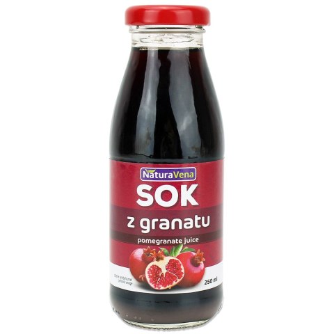SOK Z GRANATU 100 % 250 ml - NATURAVENA NATURAVENA SOK Z GRANATU 100 % 250 ml - NATURAVENA NATURAVENA