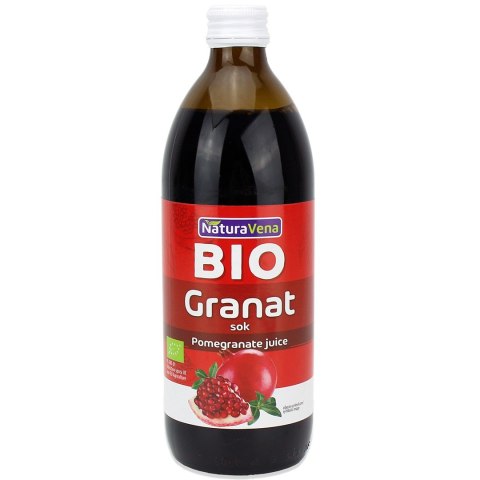 SOK Z GRANATU 100 % BIO 500 ml - NATURAVENA NATURAVENA BIO SOK Z GRANATU 100 % BIO 500 ml - NATURAVENA NATURAVENA BIO