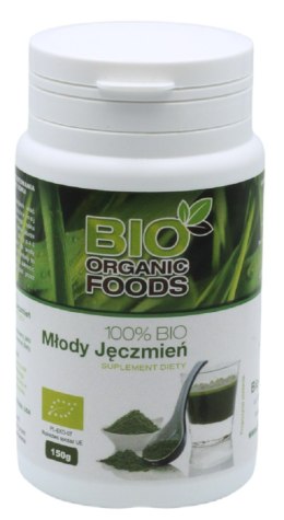 SOK Z MŁODEGO JĘCZMIENIA SPROSZKOWANY BIO 150 g - BIO ORGANIC FOODS BIO ORGANIC FOODS (suplementy diety)