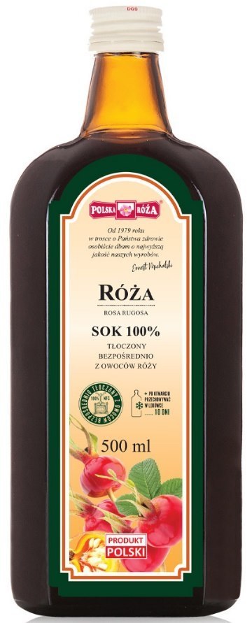 SOK Z RÓŻY NFC 500 ml - POLSKA RÓŻA POLSKA RÓŻA (soki owocowe, syropy, shoty) SOK Z RÓŻY NFC 500 ml - POLSKA RÓŻA POLSKA RÓŻA (soki owocowe, syropy, shoty)
