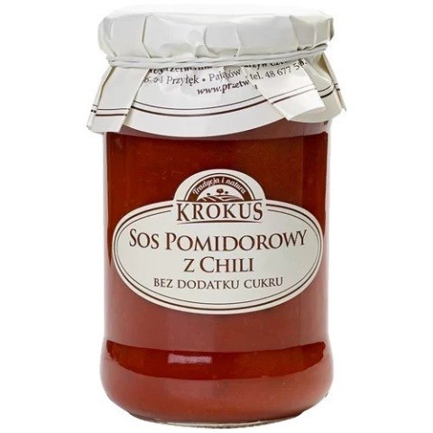 SOS POMIDOROWY Z CHILI BEZ DODATKU CUKRÓW 340 g - KROKUS KROKUS (przetwory owocowe i warzywne) SOS POMIDOROWY Z CHILI BEZ DODATKU CUKRÓW 340 g - KROKUS KROKUS (przetwory owocowe i warzywne)