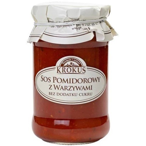 SOS POMIDOROWY Z WARZYWAMI BEZ DODATKU CUKRÓW 340 g - KROKUS KROKUS (przetwory owocowe i warzywne) SOS POMIDOROWY Z WARZYWAMI BEZ DODATKU CUKRÓW 340 g - KROKUS KROKUS (przetwory owocowe i warzywne)