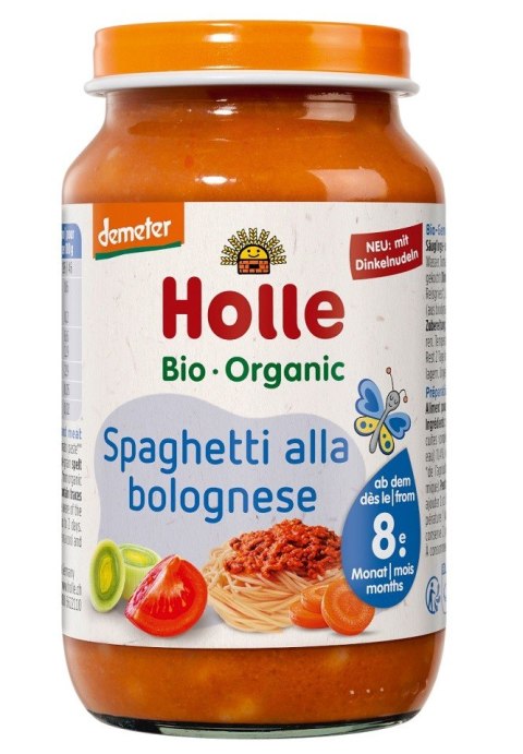 SPAGHETTI BOLOGNESE BEZ DODATKU CUKRÓW OD 8 MIESIĄCA DEMETER BIO 220 g (SŁOIK) - HOLLE HOLLE (żywność dla niemowląt) SPAGHETTI BOLOGNESE BEZ DODATKU CUKRÓW OD 8 MIESIĄCA DEMETER BIO 220 g (SŁOIK) - HOLLE HOLLE (żywność dla niemowląt)