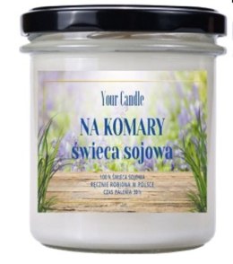 ŚWIECA SOJOWA NA KOMARY 150 ml - YOUR CANDLE (PRODUKT SEZONOWY) YOUR CANDLE (świece, olejki eteryczne)