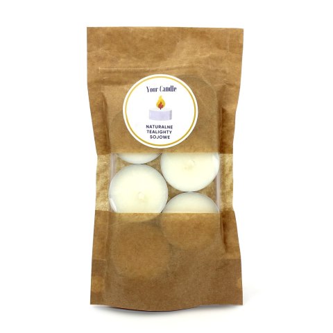 ŚWIECZKI TEALIGHT SOJOWE (6 x 15 g) 90 g - YOUR CANDLE YOUR CANDLE (świece, olejki eteryczne) ŚWIECZKI TEALIGHT SOJOWE (6 x 15 g) 90 g - YOUR CANDLE YOUR CANDLE (świece, olejki eteryczne)